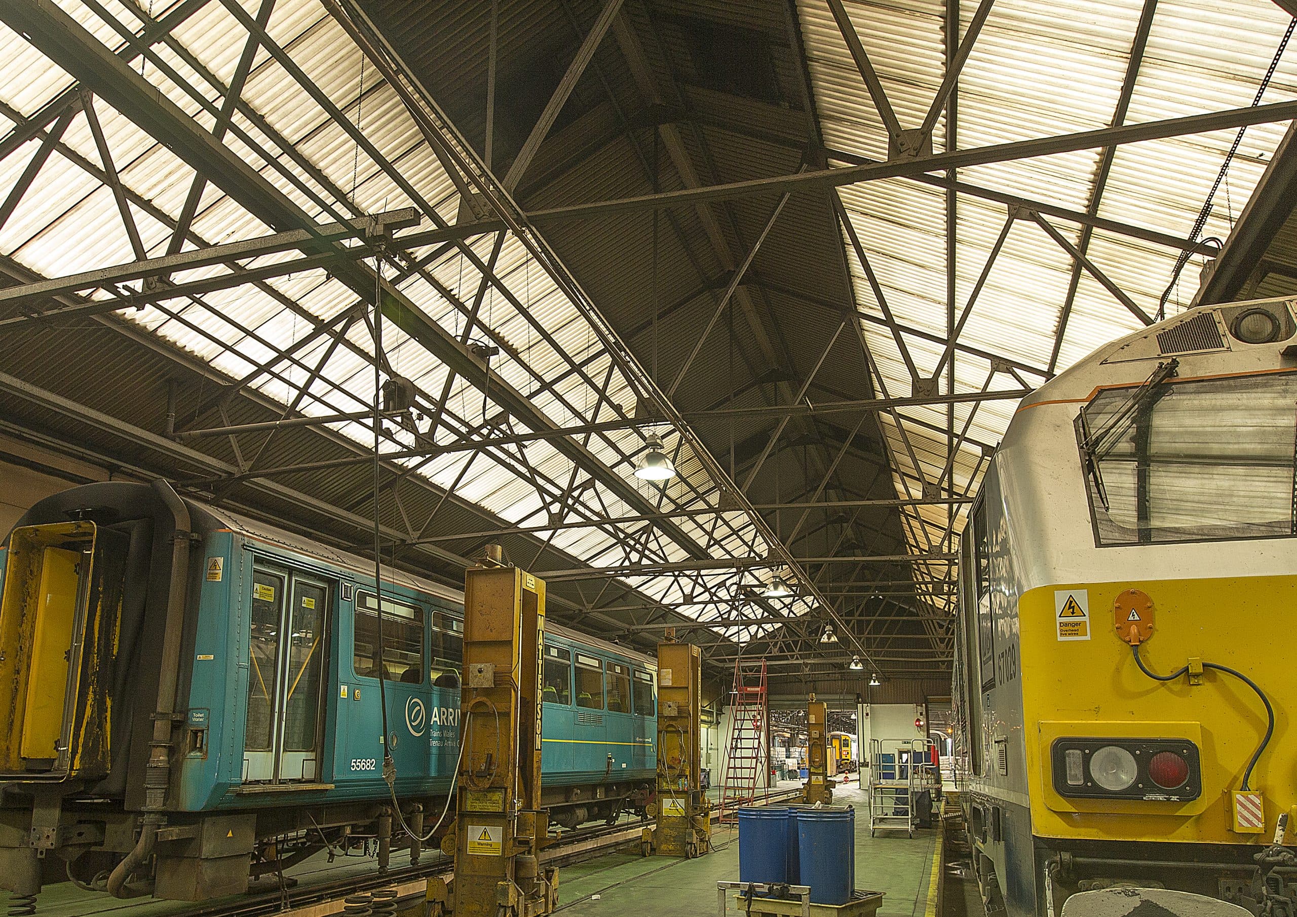 Retro-Fit LED Pit Lighting for Arriva Trains Wales